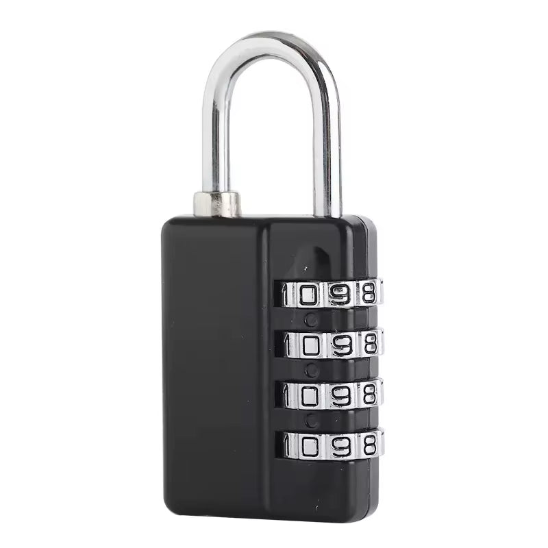 High Quality 4 Digit Combination Lock Gym Cabinet Door Padlock Lock with Master Key